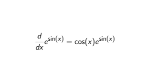 Read more about the article What is the derivative of e^sin(x)?